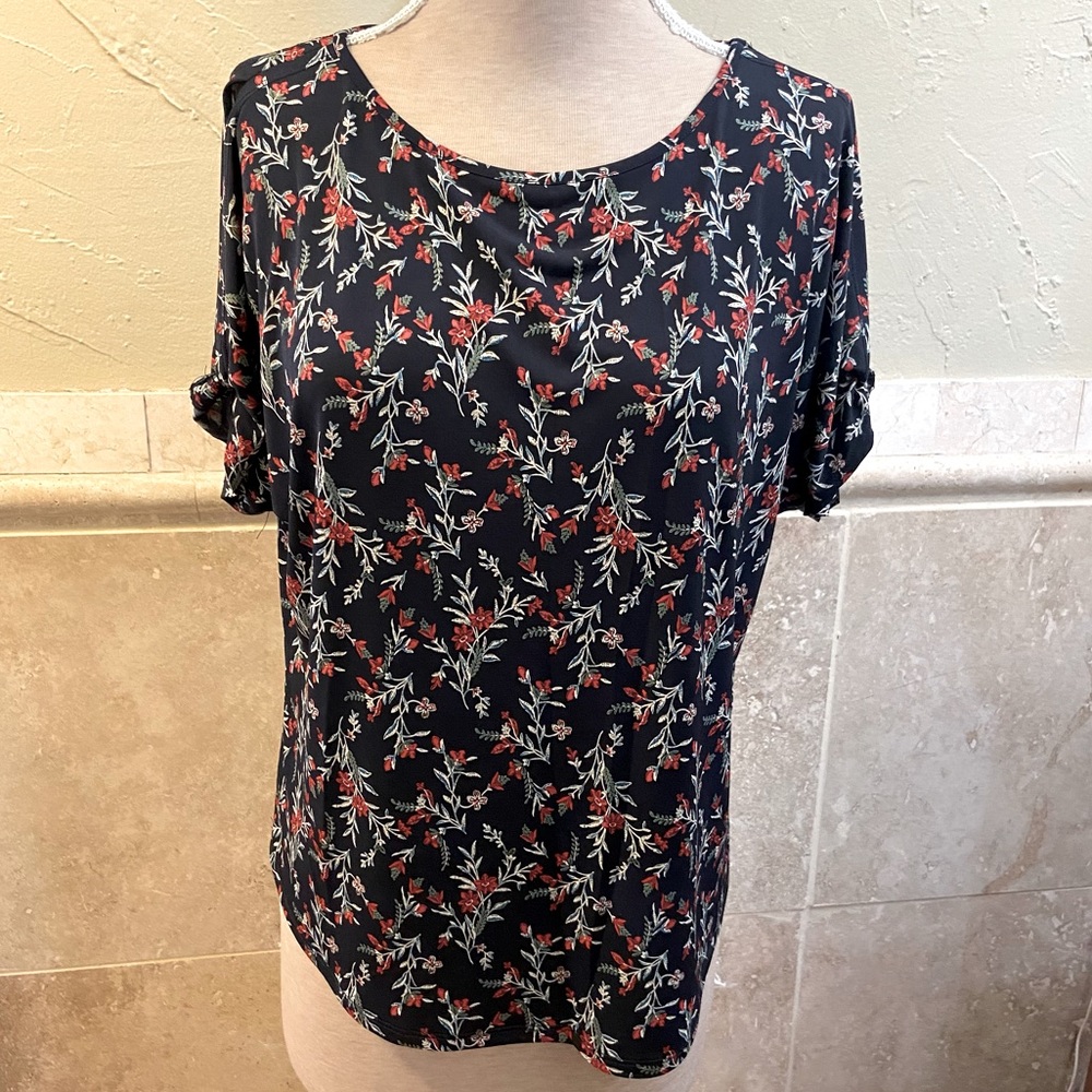 Beacon Stitch Fix Ramsy Cold shoulder Knit Top size Large